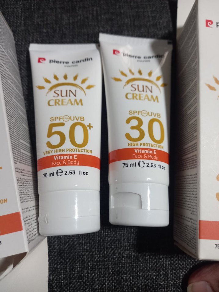 Pierre Cardin SPF 30 ve 50 Güneş Kremi yeni açılmamış ikili - Görsel 2