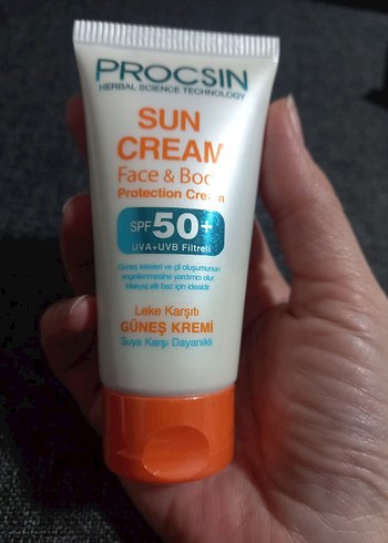 Procsin SPF 50+ Güneş Kremi ve Avon Celebre Vücut Spreyi - Görsel 5