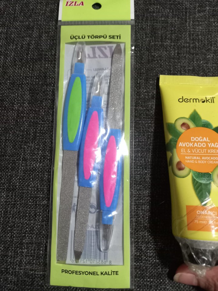 3lü Törpü Seti ve Dermokil Avokado Yağlı El Vücut Kremi yeni set - Görsel 3