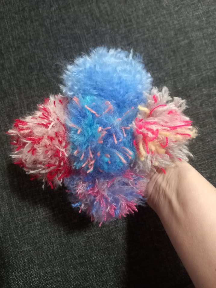 5 adet birlikte yeni anahtarlık çanta süsü rengarenk peluş set - Görsel 4