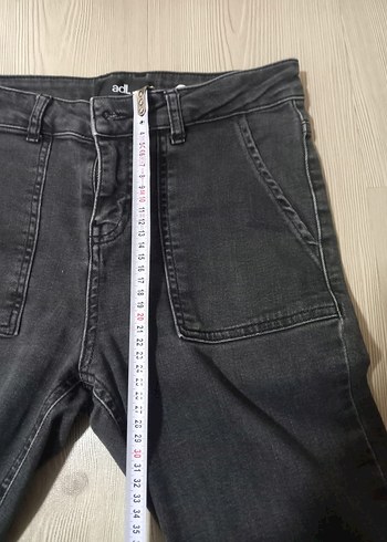 Adil Işık M kot pantolon jean antrasit rahat kesim yumuşak - Görsel 4