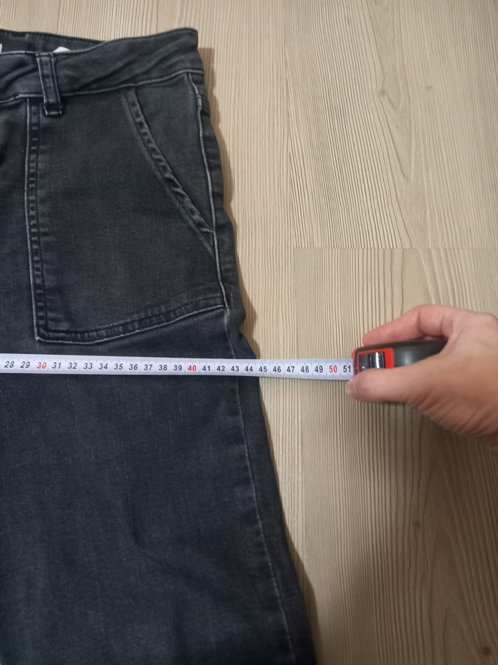 Adil Işık M kot pantolon jean antrasit rahat kesim yumuşak - Görsel 5