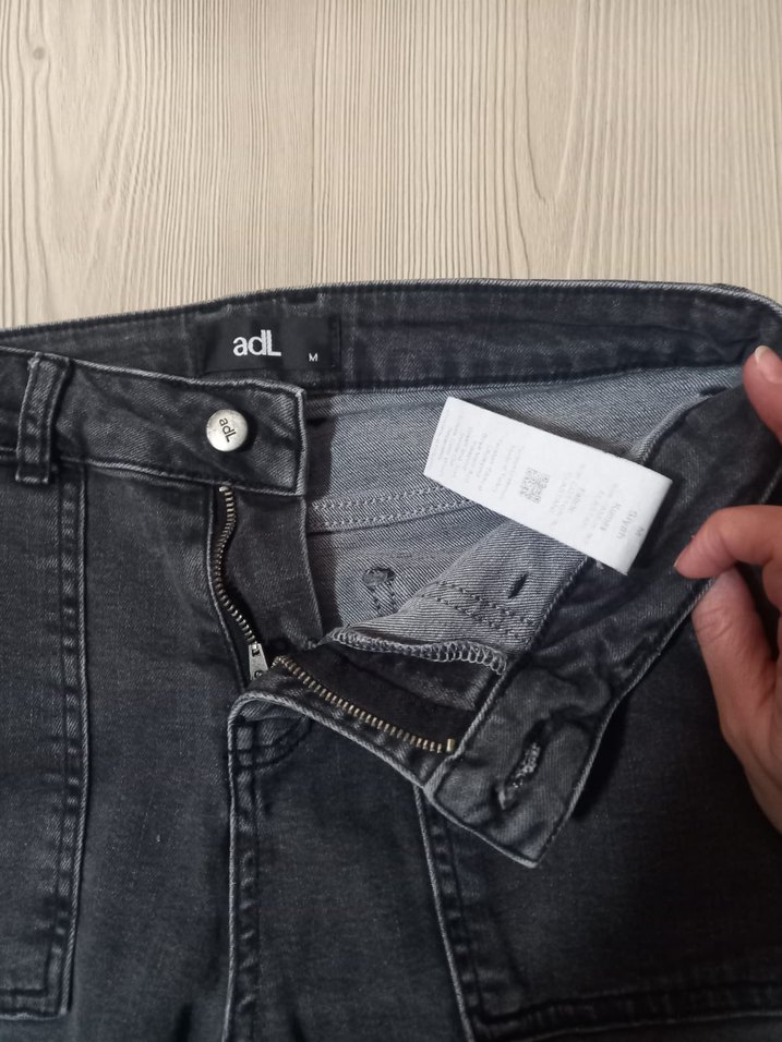 Adil Işık M kot pantolon jean antrasit rahat kesim yumuşak - Görsel 2