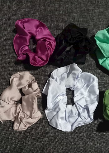 4 saten 4 kumaş 8 büyük toka yeni birlikte fiyat saç aksesuar - Görsel 2