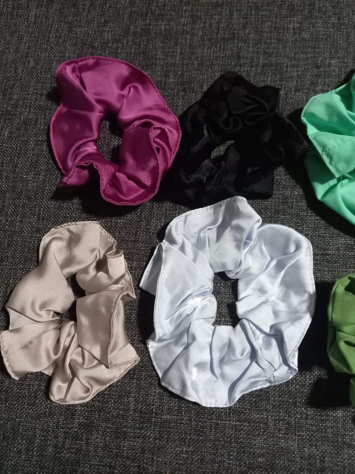 4 saten 4 kumaş 8 büyük toka yeni birlikte fiyat saç aksesuar - Görsel 2