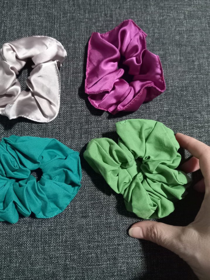 6 adet yeni 3 saten 3 kumaş bez toka set birlikte fiyat - Görsel 3