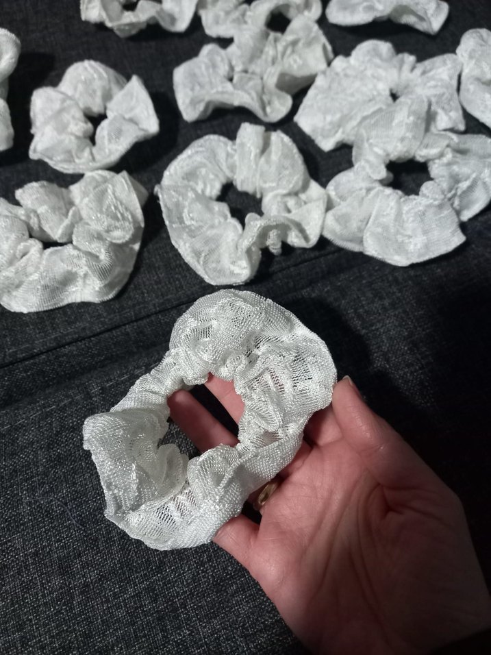 12 li yeni dantel tül toka set nedime seti hediye hediyelik - Görsel 2