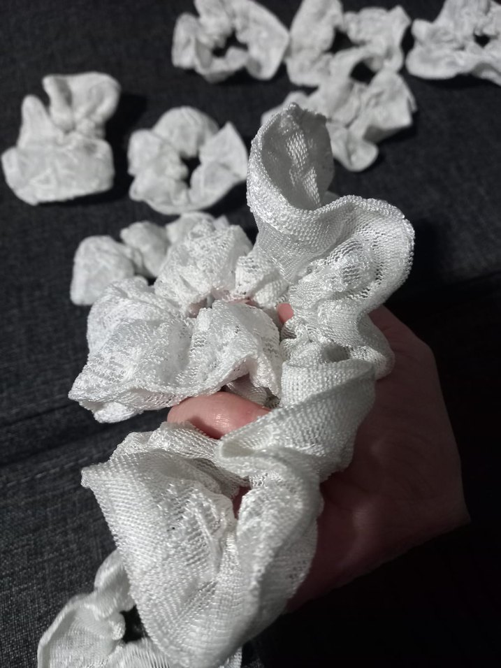 12 li yeni dantel tül toka set nedime seti hediye hediyelik - Görsel 3