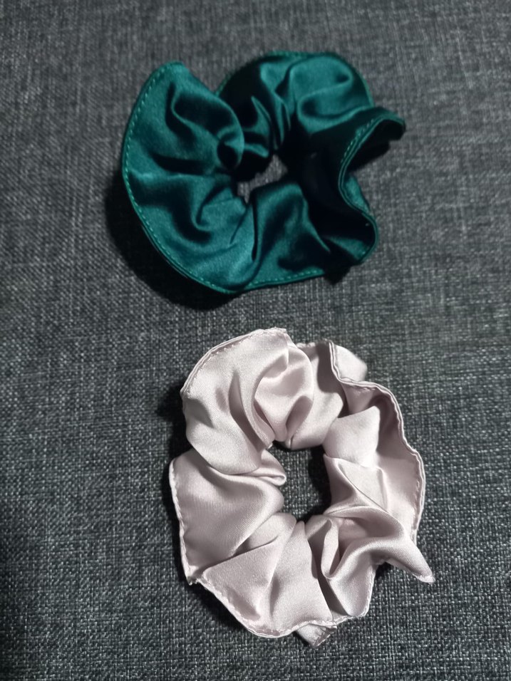 5 li set 3 saten toka 1 kumaş toka 1 anahtarlık çanta süsü peluş - Görsel 3