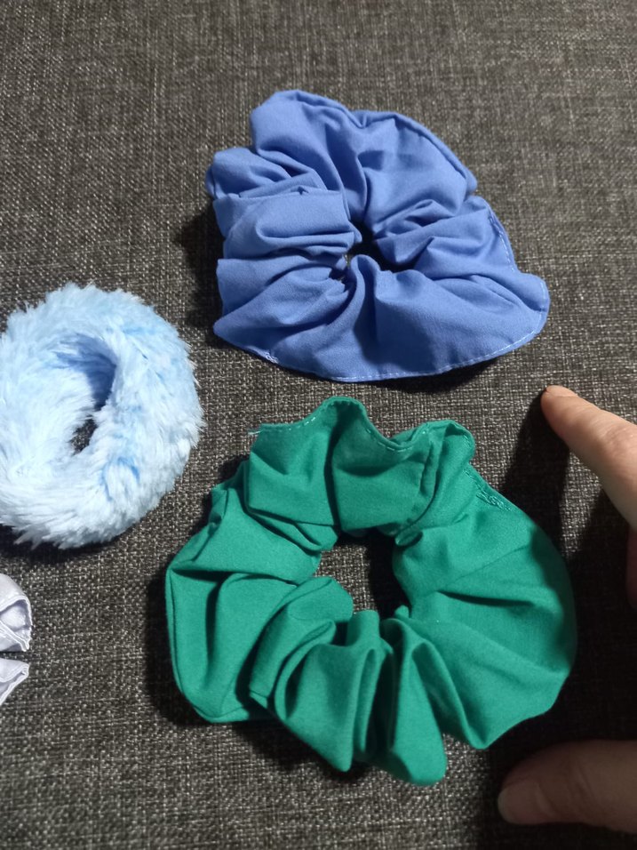 5li yeni toka seti 1 saten 2 kumaş 3 de peluş büyük birlikte set - Görsel 3