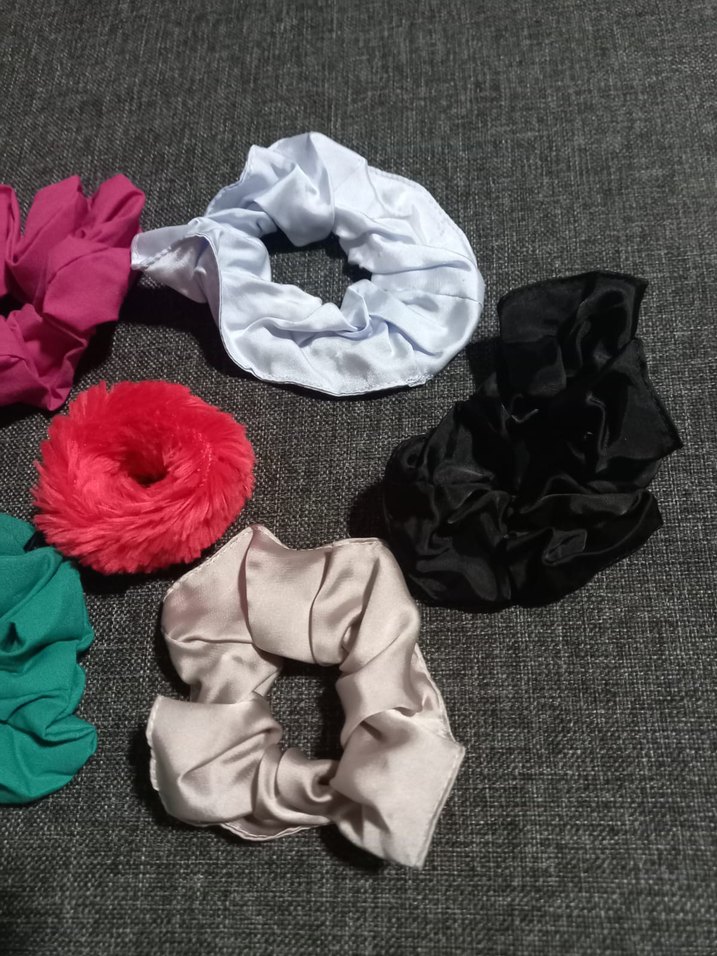 7 li yeni toka seti 3 saten 3 kumaş 1 peluş büyük birlikte set - Görsel 2