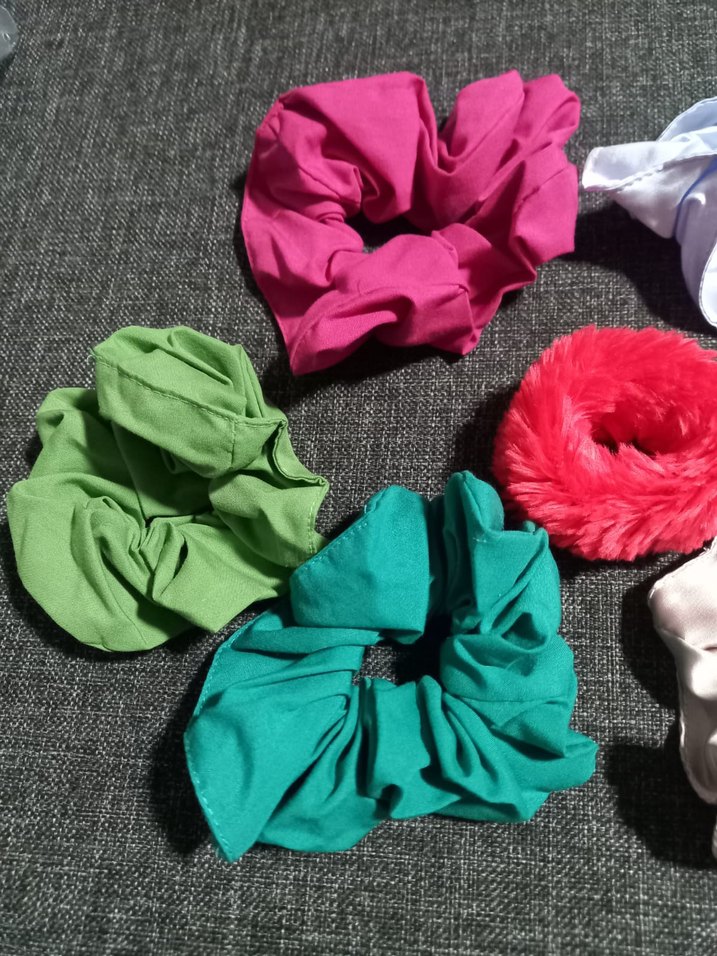 7 li yeni toka seti 3 saten 3 kumaş 1 peluş büyük birlikte set - Görsel 3