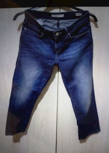 Mavi marka S 26 kapri midi kot pantolon jean sorunsuz