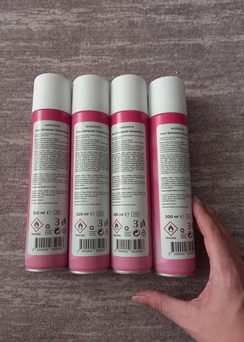 Diğer 4 adet Watsons Kuru Şampuan 200 er ml