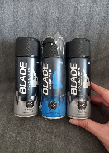 Blade Erkek Deodorant 3'lü Set yeni