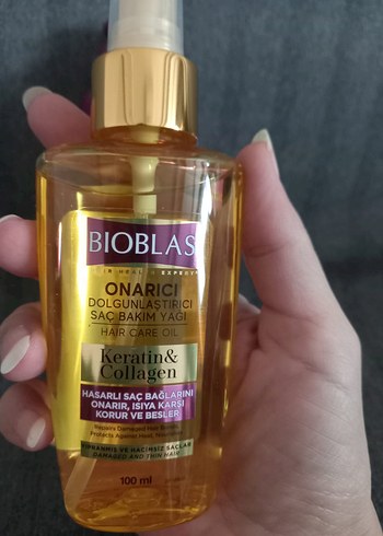 Beden Renk Bioblas Keratin & Collagen Saç Bakım Seti ikili yağ ve bukle