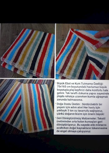 Beden çeşitli Renk 2 adet yeni 75x165 cm büyük plaj havlusu, hızlı kurur kum tutmaz