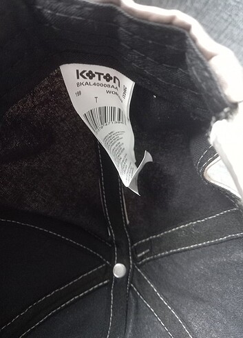 Koton Koton olé yeni etiketli 11-15 yaş uyumlu kelebek işleme şapka ka