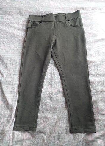 S/M uyumlu kapri pantolon çok yumuşak sorunsuz yarı bel 35cm boy
