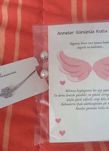 2'li set pirinç zirkon taşlı bileklik ve küpeli anneler günü kar