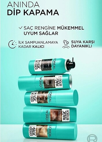L'Oréal Paris Loreal 75 ml magic retouch beyaz kapatıcı boya saç spreyi yeni