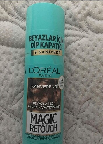 Beden Loreal 75 ml magic retouch beyaz kapatıcı boya saç spreyi yeni
