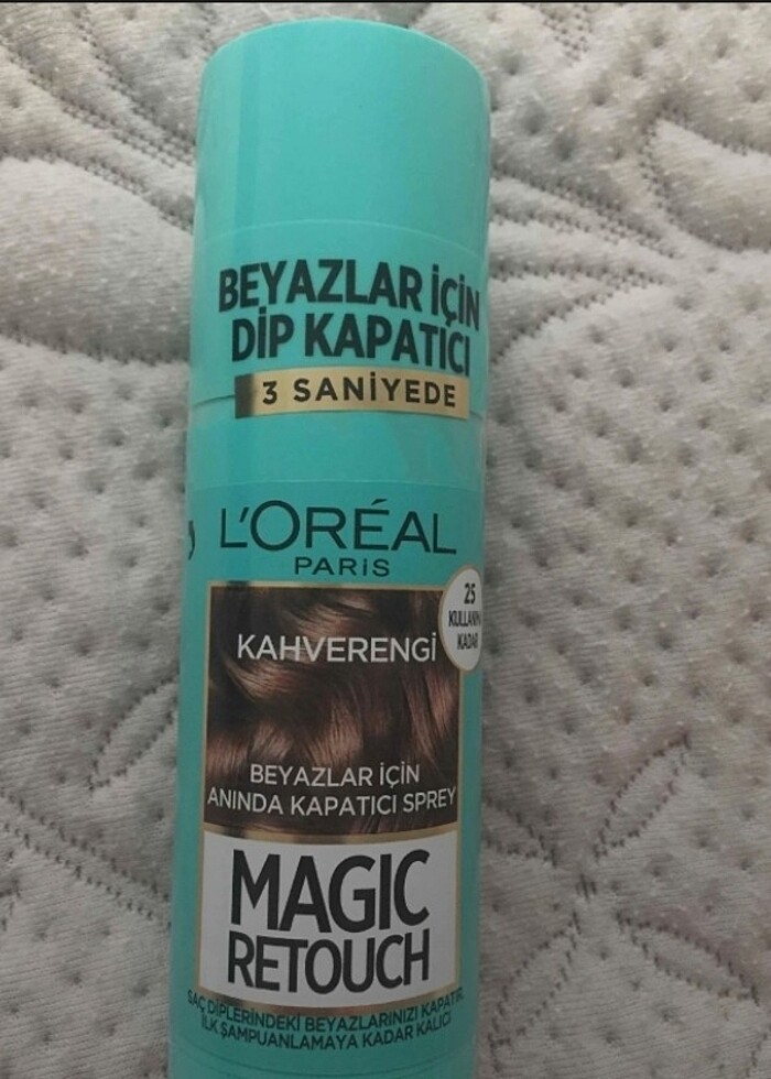 Loreal 75 ml magic retouch beyaz kapatıcı boya saç spreyi yeni - Görsel 3