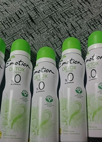 Emotion 150 ml detox fresh deodorant sprey yeni detoks freş deo - Görsel 3