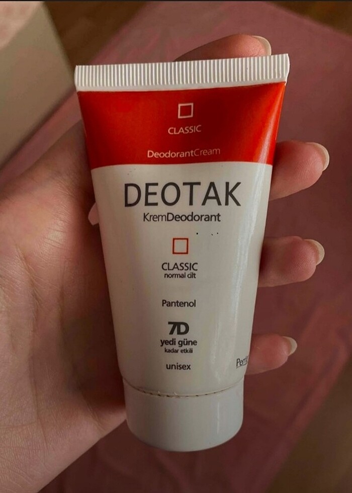 Deotak klasik yeni açılmamış 35 ml krem deodorant 1 adet fiyatıd - Görsel 2