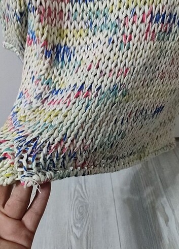 m Beden Mango M beden orijinal salaş kazak sorunsuz örgü triko model ren