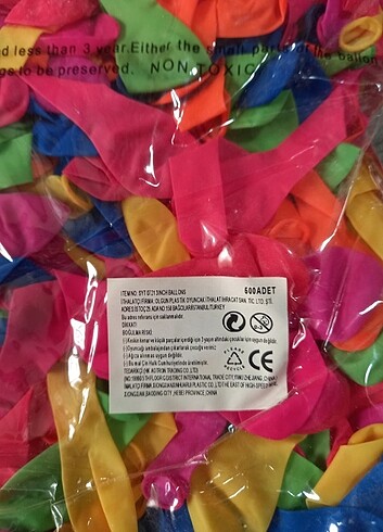 500 küçük balon yeni paketinde su balonu model rengarenk set par