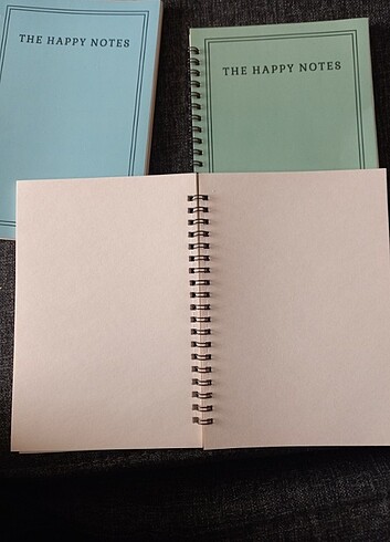 Beden 3 Yeni spiralli çizgisiz defter karton kapak 56 yaprak 13,5×20,5
