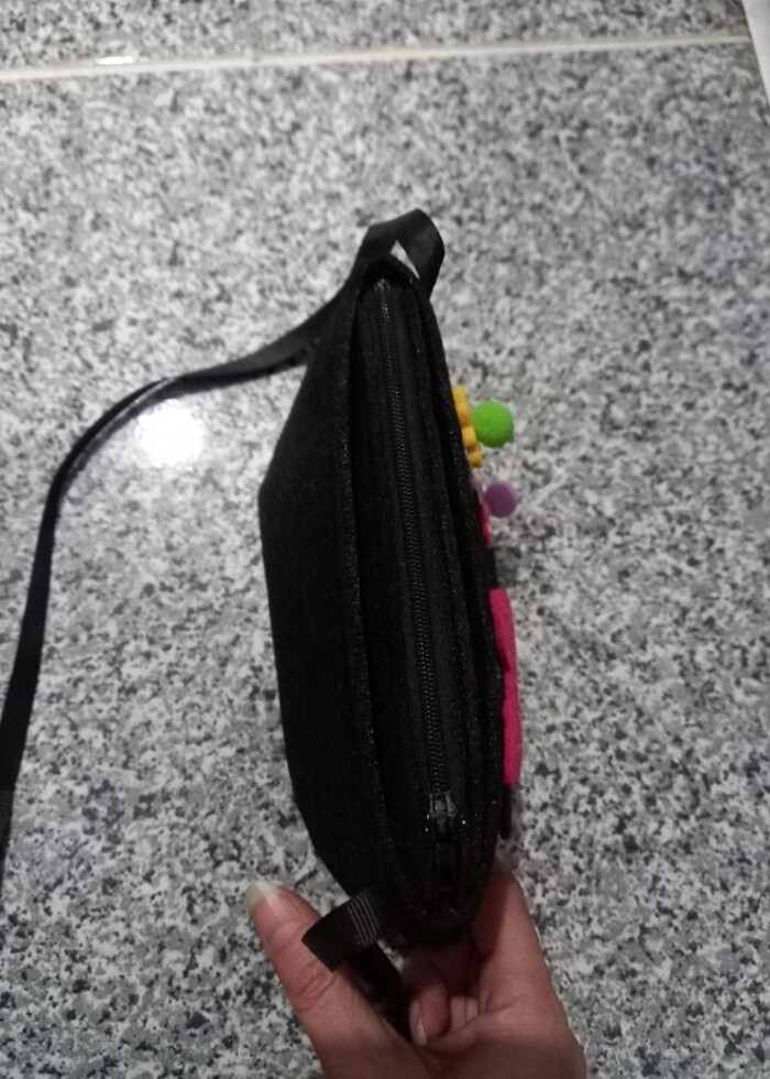 Keçe çanta yeni etiketsiz sorunsuz kullanılmamış kız çocuk şık r - Görsel 4