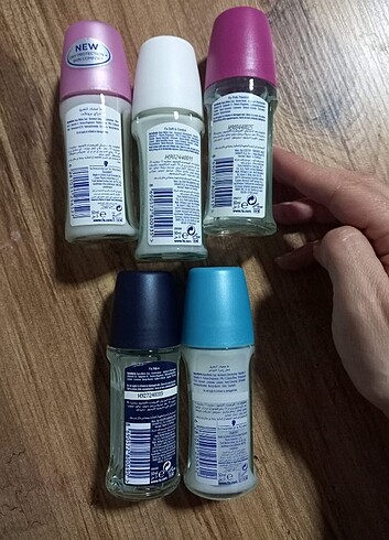 Diğer 5 adet yeni Fa rollon kadın roll on