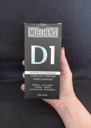 Muelhens D1 Saç Dökülme Karşıtı Şampuan 200 ml yeni - Görsel 2