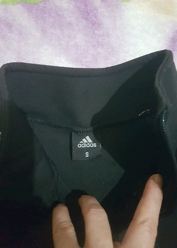 Adidas Fermuarlı sweatshirt - Görsel 2