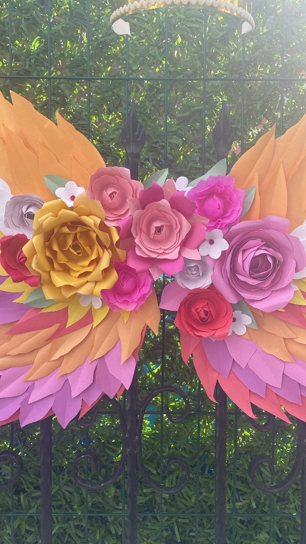 Renkli Parti Kanat Süsü ve Taç Seti - Görsel 2