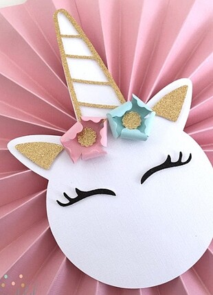 Beden #unicorn duvar süsü