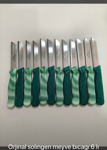 Beden Solingen Mermer Desenli 6'lı Meyve Bıçağı Seti