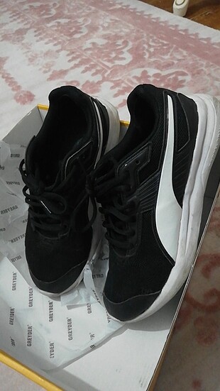 Puma siyah spor ayakkabı 
