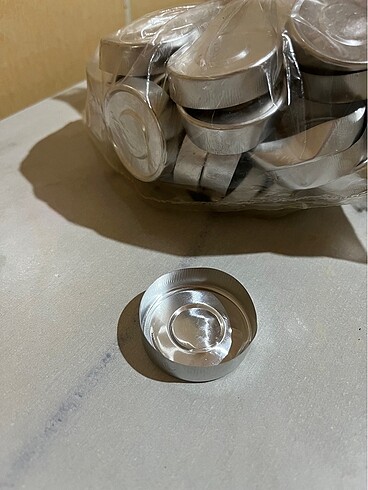 Tealight mum kabı ve fitilleri