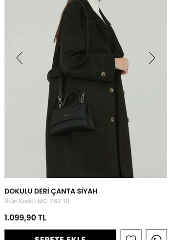 Diğer Manuka Siyah Dokulu Deri Kadın Çanta