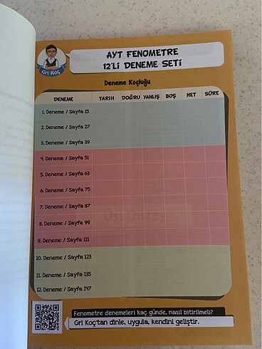 Beden Renk Fenometre fen denemesi