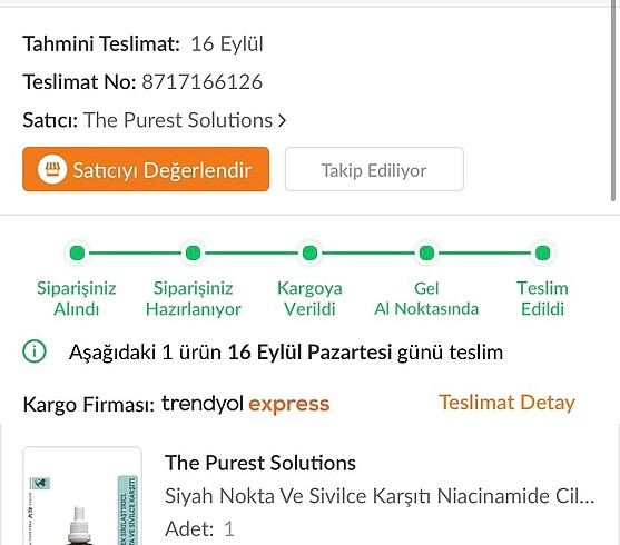 Diğer The purest niacinamide serum