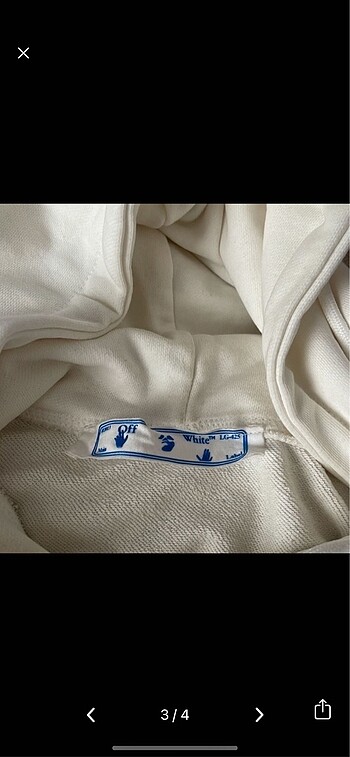 m Beden Off white sweatshirt