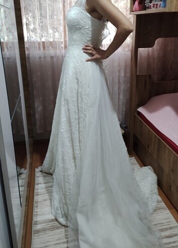xs Beden Aysira gelinlik