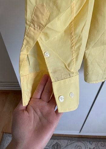 Sarı erkek Gömlek - Görsel 3