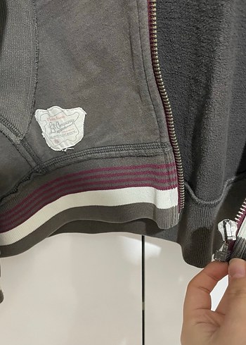 Orijinal Loft Gri Fermuarlı Erkek Ceket - Görsel 5