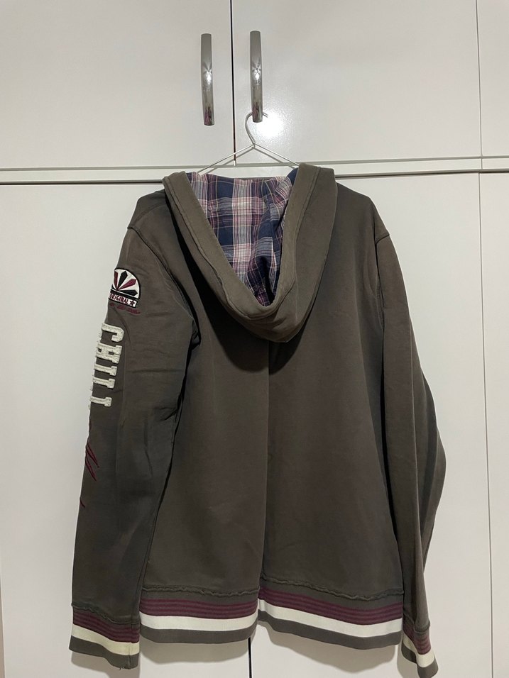 Orijinal Loft Gri Fermuarlı Erkek Ceket - Görsel 2