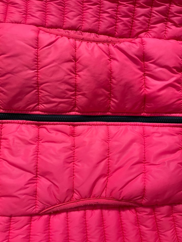 Fosforlu Pembe Fermuarlı Yüksek Yakalı Kadın Yelek - Görsel 3